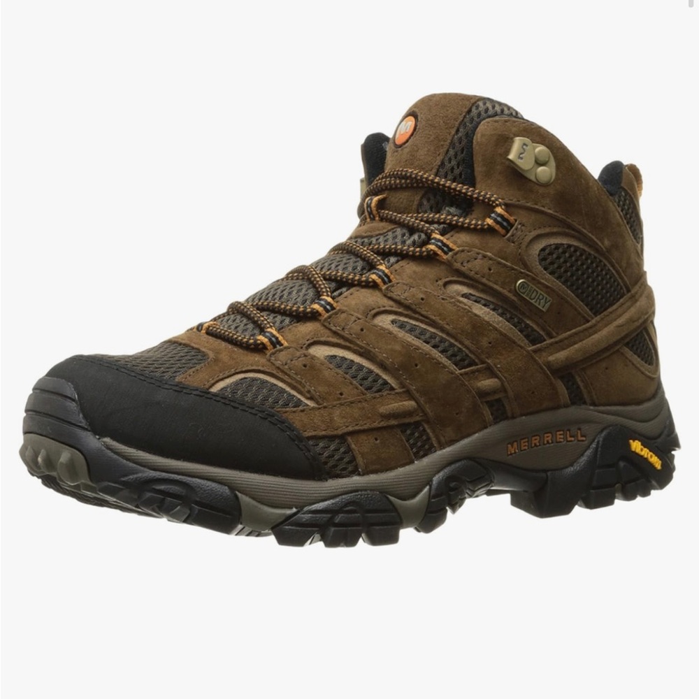 Merrell Men’s Moab 2 Mid Waterproof Hiking Boots